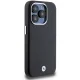 BMW Signature Wrapped Metal MagSafe Case for iPhone 15 Pro, Black