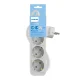 Philips Power Strip with 3 Schuko Outlets, 1.5m, 10A, White
