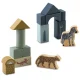 Nukido Wooden Building Blocks NK-858, 70 pcs.
