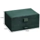 Jewelry Display Box Storage Organizer Case, Green
