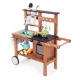 Ecotoys Kids Mud Kitchen with Accessories, Fir Wood
