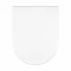 Soft Close Universal Toilet Seat Quick Release 36x46 cm, White