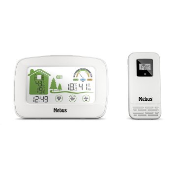 Беспроводная метеостанция Mebus 40903 Белая
