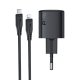 Acefast A118 C-L 30W GaN USB-C Charger with Lightning Cable, Black