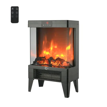 Freestanding Electric Fireplace Heater Carruzzo 2000W with Remote Control