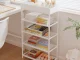 5-Tier Shoe Rack Storage Organizer, 81 x 39.5 x 21.5 cm, White
