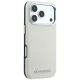 Karl Lagerfeld Grained Elongated Logo MagSafe Case for iPhone 17 / 18 Pro Max - Beige