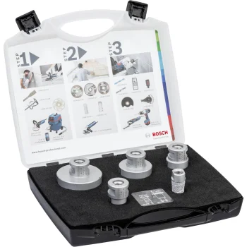 Bosch Dry Speed Diamond Core Bit and Milling Cutter Set, M14, 5 pcs
