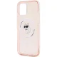 Karl Lagerfeld iPhone 12 / 12 Pro Case IML Choupette MagSafe, Pink
