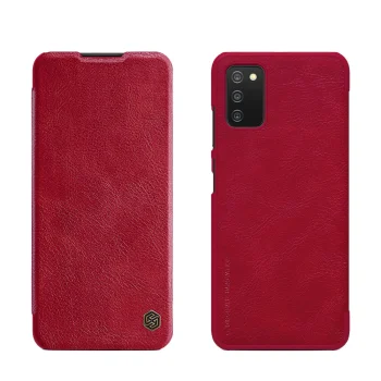 Nillkin Qin Book Case for Samsung Galaxy A03s, Red
