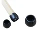 Silicone Chair Leg Caps with Felt 12-16mm, Black, 16 pcs