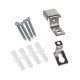 Maclean MCE546 Mounting Brackets for LED Panels, Z-shape, 4 pcs
