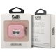 Чехол Karl Lagerfeld для AirPods 3 Choupette Head Glitter, розовый