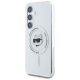 Karl Lagerfeld Button Choupette MagSafe vāciņš Samsung Galaxy S25+, balts