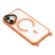 iPhone 17 Crossbody Case with Lanyard & MagSafe Stand, Orange