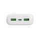 Puro DAILY 20 PLUS Power Bank 20000mAh 22.5W 2x USB-A 1x USB-C PD AFC, White