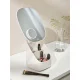 Joseph Joseph Viva Pedestal Mirror with Cosmetic Organiser, Beige
