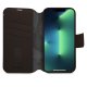 Decoded Leather Detachable Wallet Case for iPhone 14 Plus, Chocolate Brown