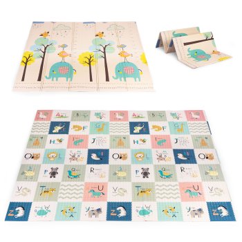 Ecotoys Double-Sided Foldable Kids Foam Play Mat 200x180 cm