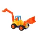 Construction Toy Vehicles Set with Push and Go Drive, 4 pcs