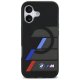 BMW M IML Metal Buttons Tricolor Lines MagSafe Case for iPhone 17, Black