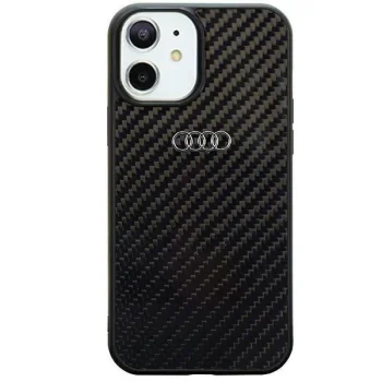 Audi Carbon Fiber dėklas iPhone 11 / Xr 6.1", juodas