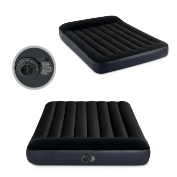 Pripučiamas čiužinys INTEX 64148ND 191x137x25 cm su siurbliu