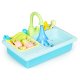 Kids play sink with working faucet and water, 12 accessories