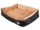 Soft Pet Bed for Dogs and Cats, Size S, 52x47 cm, Grey
