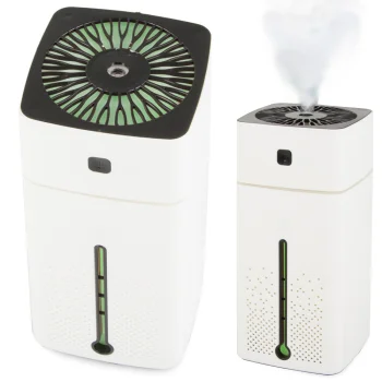 Ultrasonic Air Humidifier and Aromatherapy Diffuser with RGB Lighting, 1000 ml