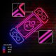 Game Controller LED Neon Sign Wall Light FPNE27 Forever Light, Multicolor