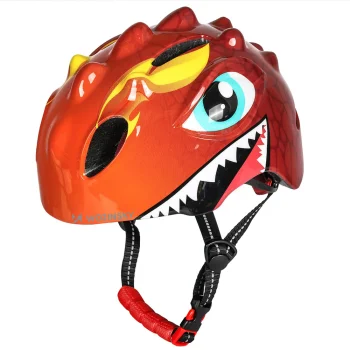 Wozinsky Children's Bicycle Helmet Wozinsky HT-006C Dragon S Red