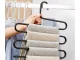 Sturdy Space Saving Pants Hanger, 5 Tier Closet Organizer for Trousers