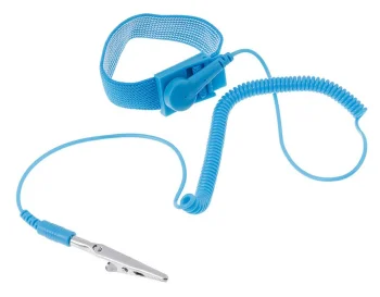 ESD Anti-Static Grounding Wrist Strap 1.8m Blue