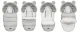 Ricokids Elmi Stroller and Sled Sleeping Bag, 95x48 cm, Grey