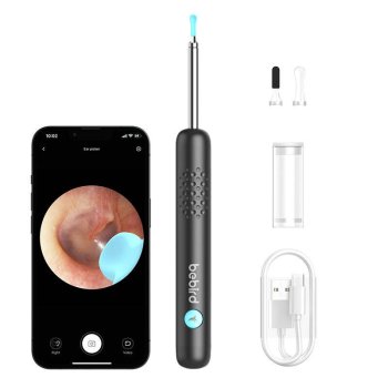 Smart Visual Otoscope Bebird R1 Black 8MP Camera
