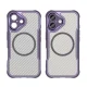Leading Series MagSafe TPU dėklas telefonui iPhone 16 Plus, violetinis