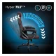 Ergonomic Swivel Gaming Chair Furon Sofotel Bucket Seat, black