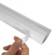 Maclean MCTV-577 Cable Trunking with Adhesive Tape, 1.5m, 73x42mm, White