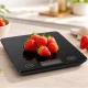 Electronic Kitchen Scale with LCD Display, Glass Surface, 5kg/1g