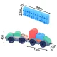 Soft Rubber Sensory Building Blocks, 120 Pcs, Multicolored