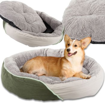 Soft pet bed for dogs and cats with removable cushion, M, 60cm