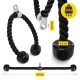 4FIZJO Triceps Rope Cable Attachment, Black