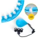 4Fizjo Hula Hoop with Weight and Massage Function, Blue