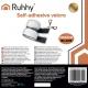 Ruhhy Self-Adhesive Hook and Loop Tape 5m x 5cm, Black