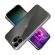 3Mk Protection Clear Case for Apple iPhone 15 Pro, Transparent