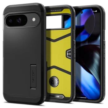 Google Pixel 9 / 9 Pro Spigen Tough Armor Case Cover, Black