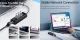 Orico PW3UR-U3 3-Port USB 3.0 Hub with RJ45 Ethernet Port, Black