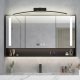 LED Arch Wall Sconce 60cm Neutral Light, Black