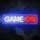 Forever Light GAME ON LED Neon Sign, Multicolor